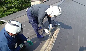 ②既存屋根材の撤去